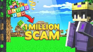 1 Million Scam In Block Fun Server I Bought Fake Netherite