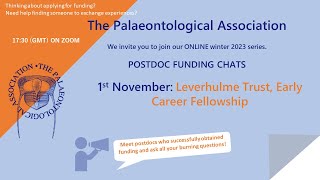 ECR Webinar: Leverhulme Early Career Fellowship Insights