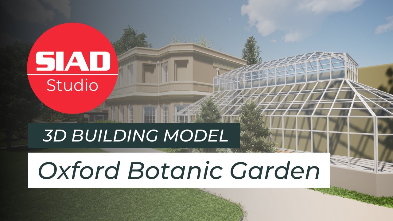 3D Building Model: Oxford Botanic Garden