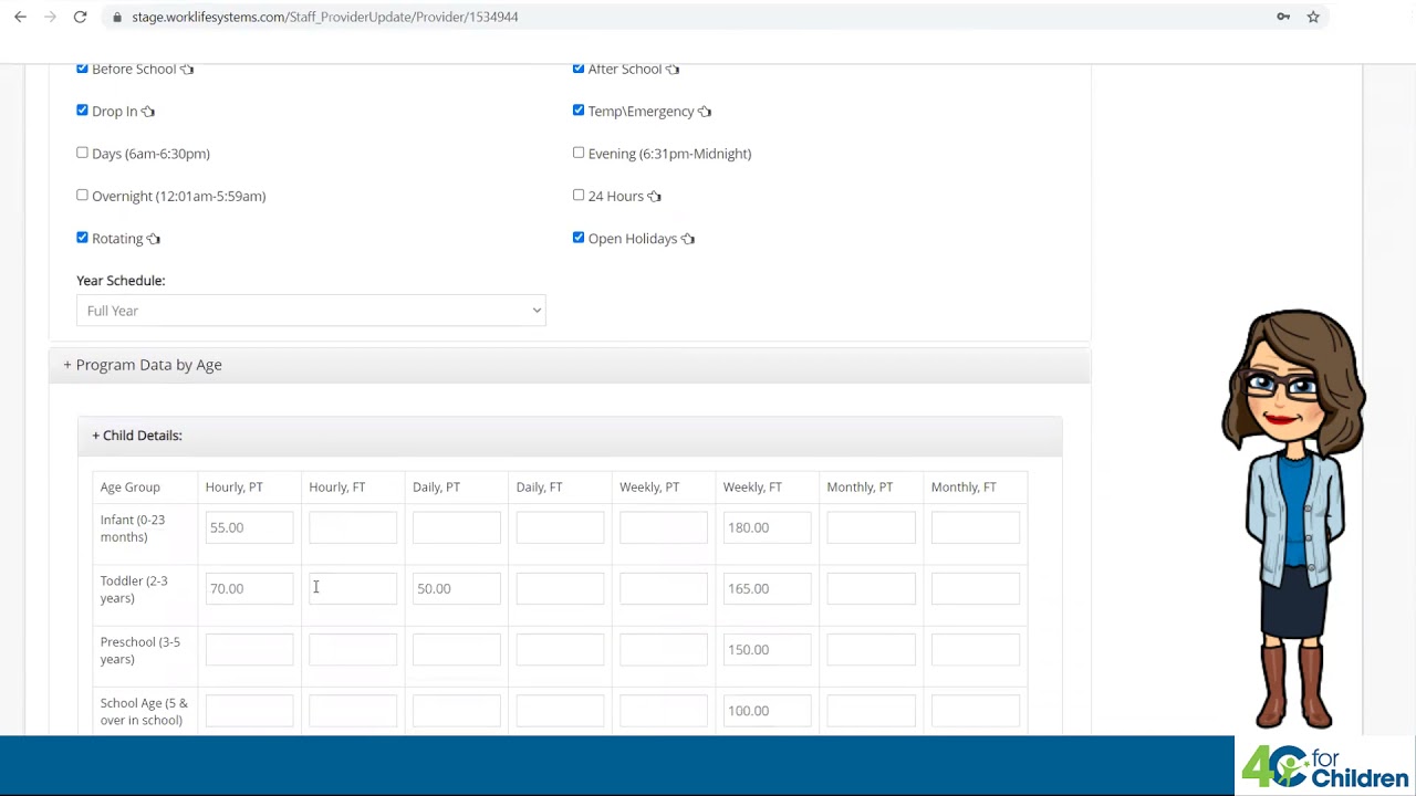 Child Care Program Portal How To Update Part 1 YouTube