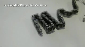 ChainFORM: A Linear Integrated Modular Hardware System for Shape Changing Interfaces