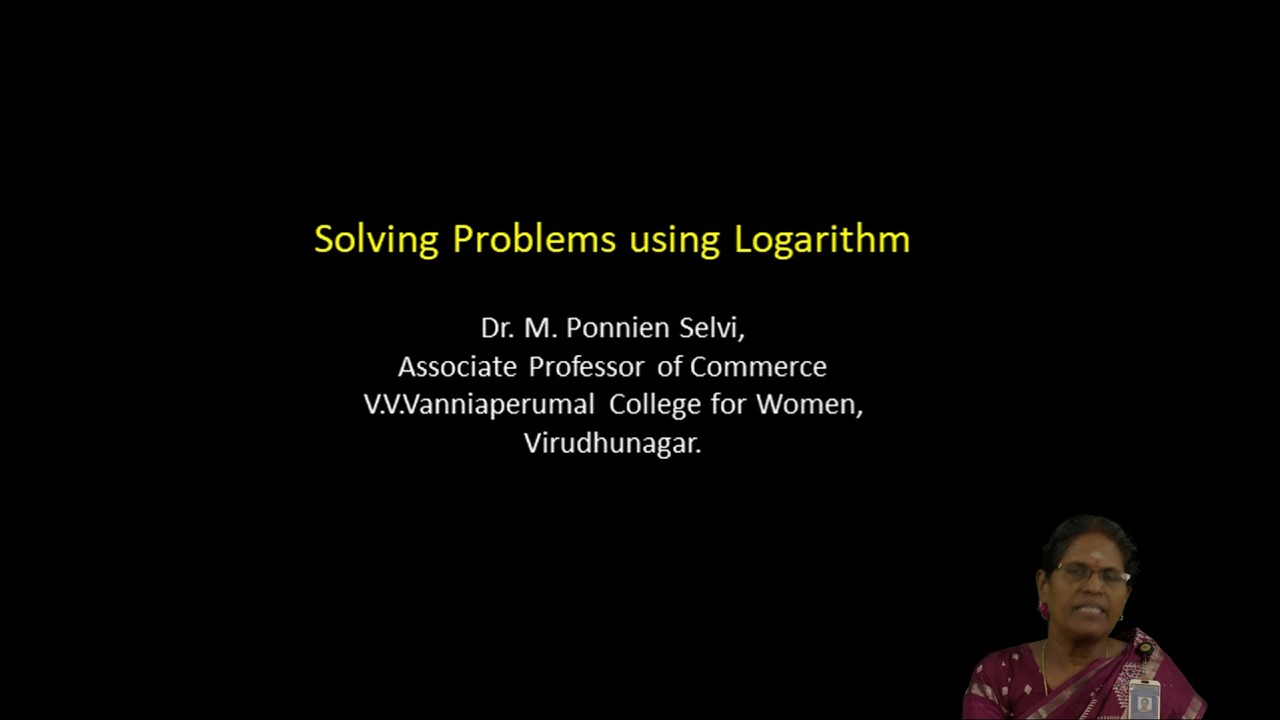 Solving Problems using Logarithm - YouTube
