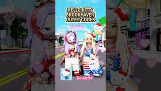 Hello Kitty Brookhaven Outfit Codes 🐱💖