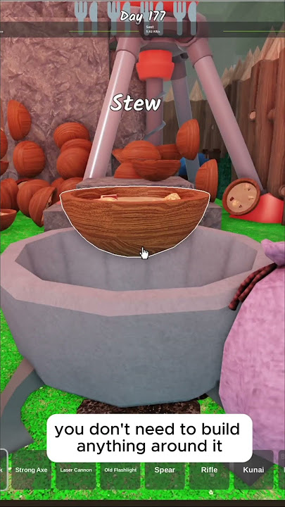 Crock Pot Auto-Cooking Tip! #roblox #99nightintheforest #robloxtips #robloxedit #robloxshorts