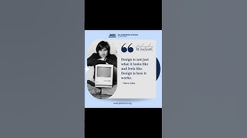 Design is not just what it looks like and feels like. Design is how it works." - Steve Jobs