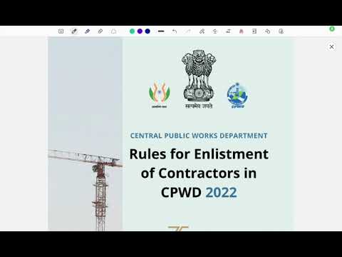 Updated CPWD Registration Rules 2022 || CPWD REGISTRATION