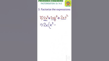 2x³+2xy²+2xz² Factorise Ex14.2 sum3ii #factorisation NCERT MATHS CBSE class 8