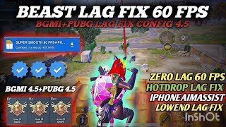 BGMI   PUBG Mobile 4.5 Smooth Config File 💥 | Lag Fix   90 FPS   Extreme Graphics 💫 IPHONE FEEL FILE