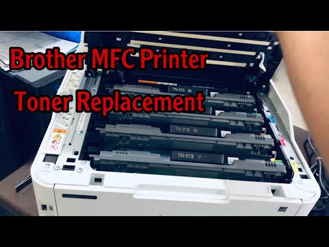 Replace the Toner Cartridge on Brother printer 