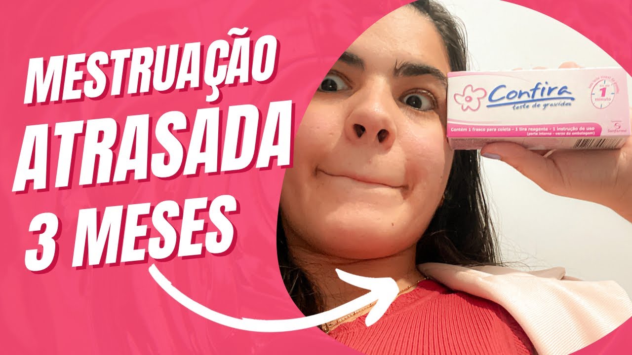 Essa mãezinha estava 3 meses e meio de menstruação atrasada, fez 4