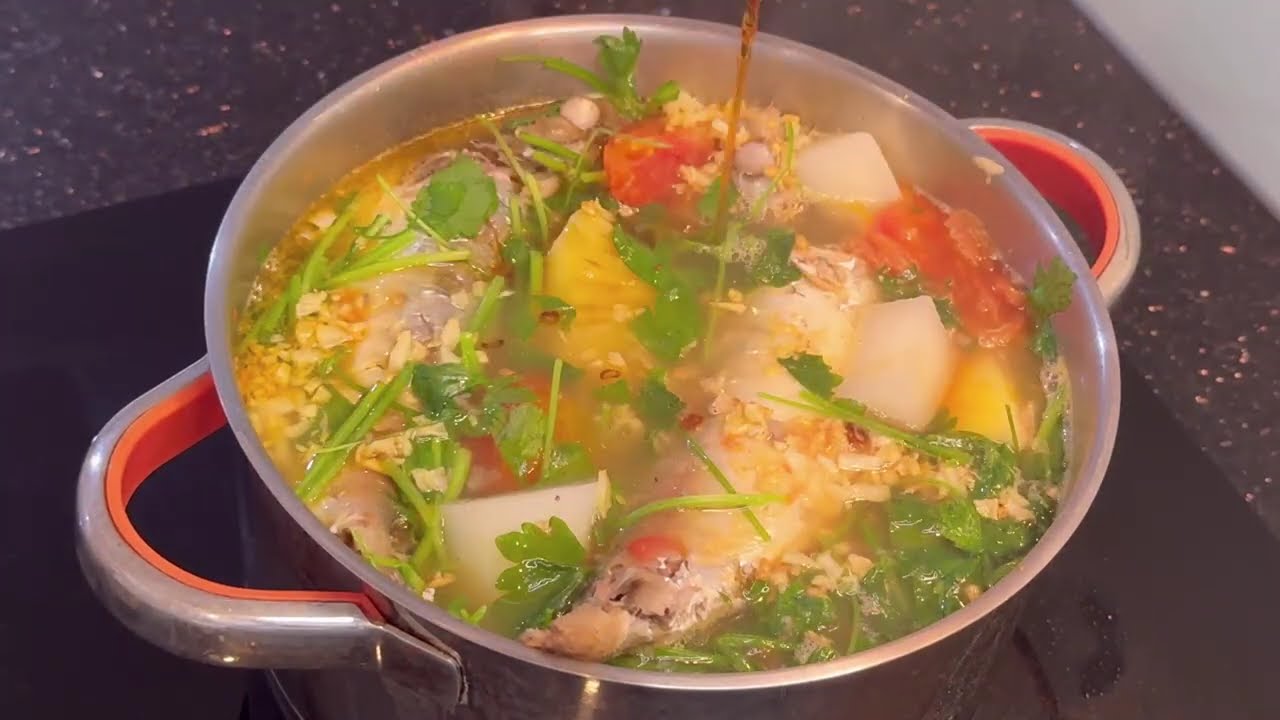  Canh Cá Nục Mỡ Nấu Củ Cải Khóm Cà Chua Bữa Cơm Tối Ngày Mưa #73