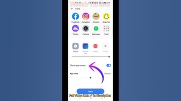 How to Show/Hide Apps Name in Realme Phones 2023 || #shorts ||