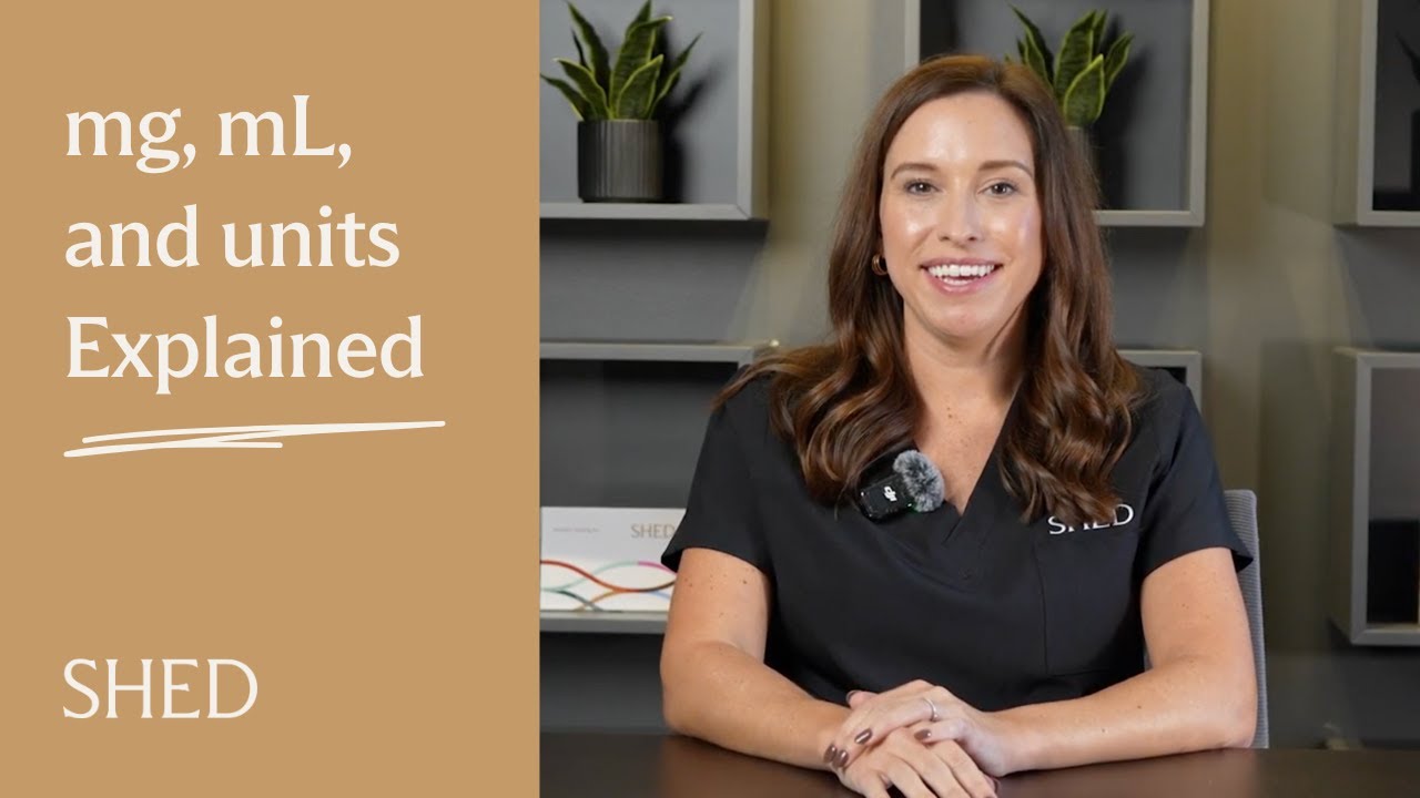 Mg vs. Units on GLP-1 Medications | Explained by Sheds Lead Nurse Mg vs. Units on GLP-1 Medications | Explained by Sheds Lead Nurse
