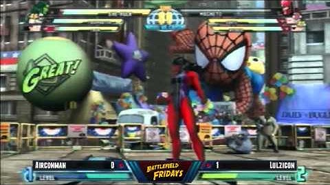 Battlefield Fridays 2.2 MvC3 WF - Airconman vs Lulzicon