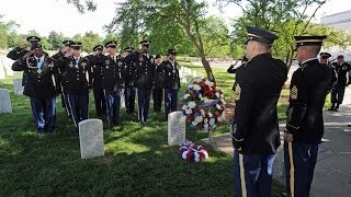 Audie Murphy Wreath Laying Ceremony, Arlington, 2014 by Audie Murphy American Legend  19,420 views 9 years ago 1 minute, 5 seconds