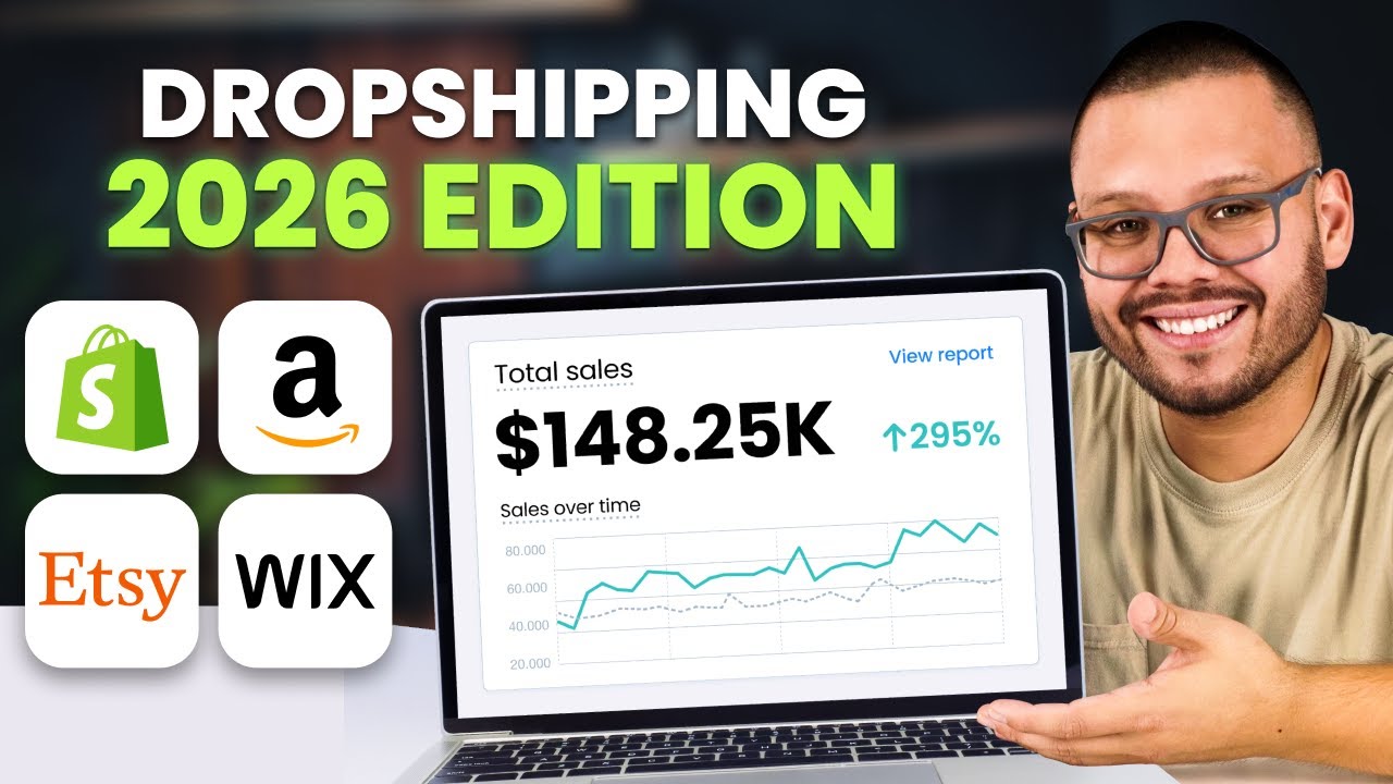 Beginners Guide To Dropshipping In 2026 (Step-By-Step) - YouTube