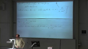 Dynamics, Noise & Vibration - SDOF Cosine Forcing Function Example