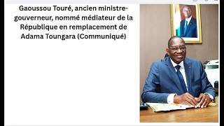 Côte d’Ivoire: Gaoussou Touré nommé Médiateur de la République en remplacement de Adama Toungara