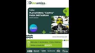 Taller Online | Plataforma CANVA para Instagram, con Jerson Figueroa