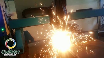 CNC Triple Torch Rotary Bevel Cutting CODINTER