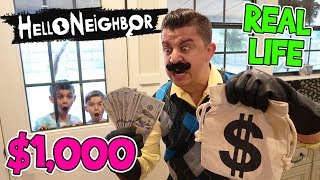 Last To Leave Hello Neighbor’s House Wins $1,000 (FUNhouse Family)