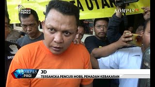 Oknum Petugas Damkar Curi Mobil Pemadam Kebakaran