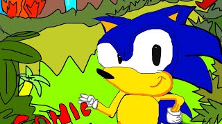 Sonic 3 logo  -speed paint-