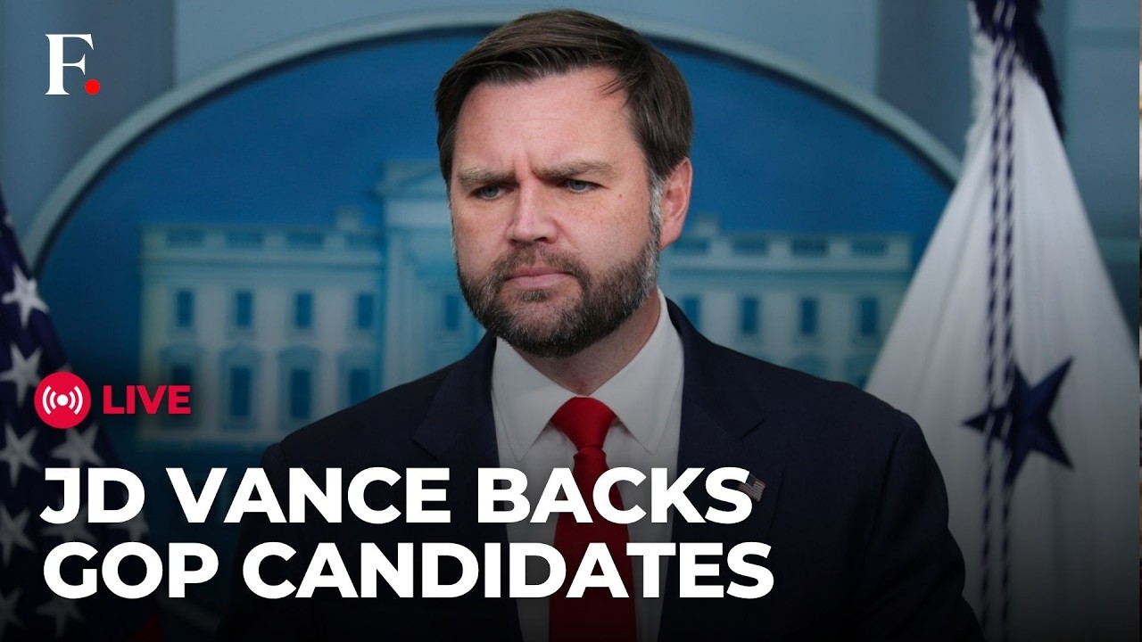 JD Vance LIVE: VP Speaks At MAGA Inc. Event In Michigan | Trump Agenda, Economy In Focus thumbnail