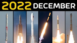 Rocket Launch Compilation 2022 - December