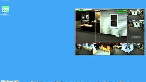 Display Modes and Right-Click Menu on Alnet NET Server and CMS Client Software