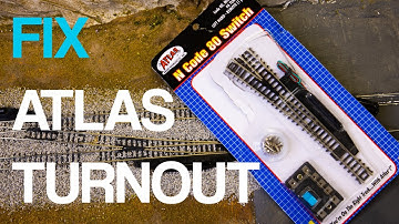 Model Railroad - Fixing Atlas Switches