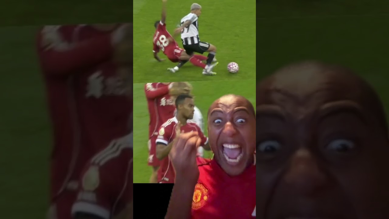 ANTHONY GORDON RED CARD VS LIVERPOOL 