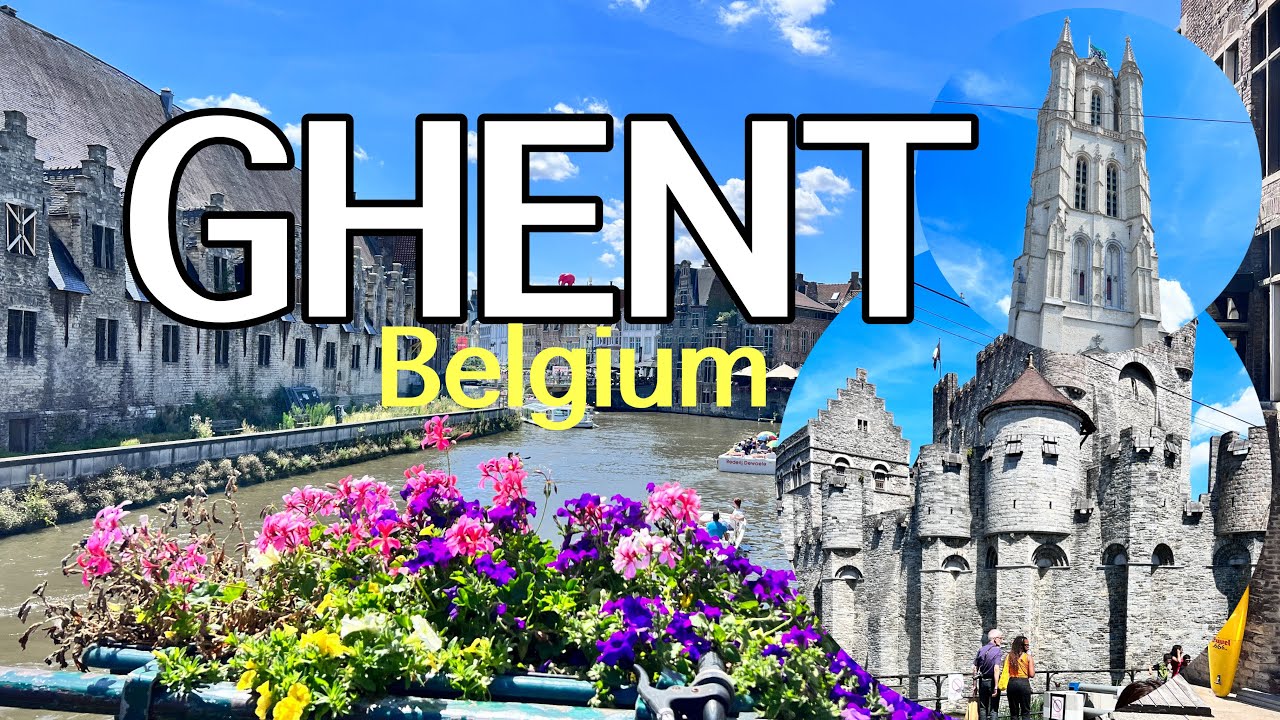 GHENT, BELGIUM | GHENT FESTIVAL WALK TOUR HD-4K with Caption | GENTSE FEESTEN 2022