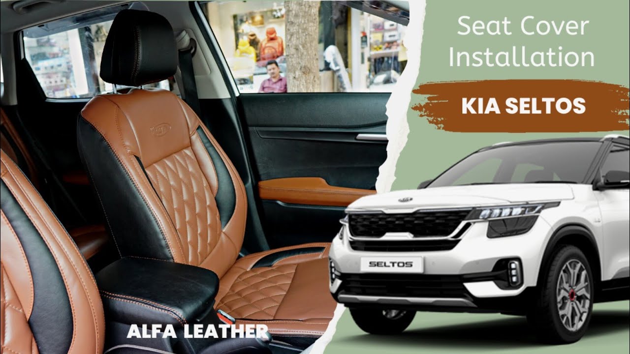 Kia Seltos 2022 Seat Cover Installation, truFIT, Car Seat Cover  Manufacturer