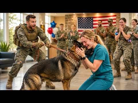 “Stay Away, He Attacks” The SEAL At The Vet Laughed— Until His K9 Chose Her Over Him