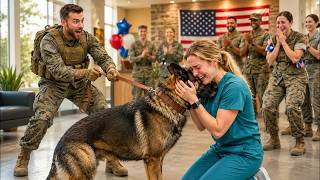 “Stay Away, He Attacks” The SEAL At The Vet Laughed— Until His K9 Chose Her Over Him