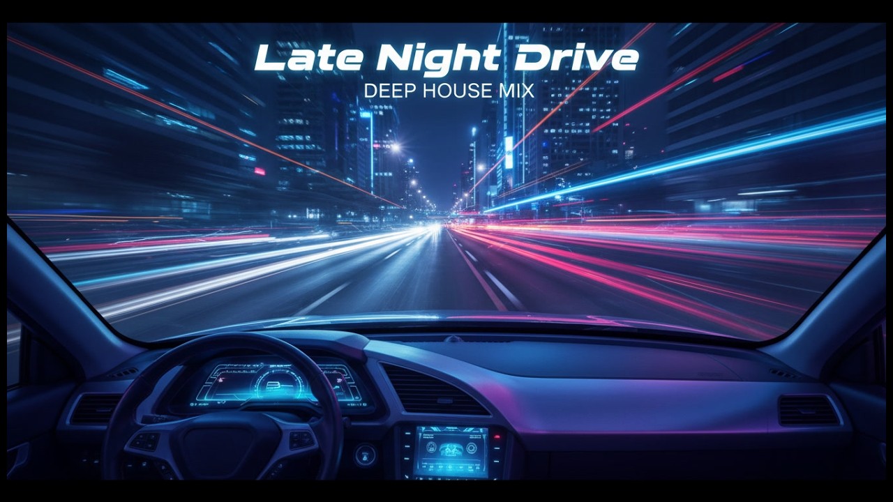 Deep House Late Night Drive 🌃 | Emotional Electronic Music to Focus, Study & Drift