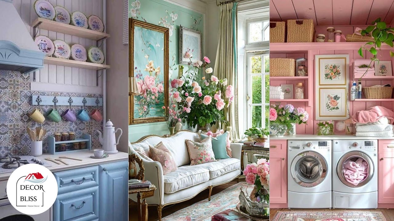 NEW- Shabby Chic Small Cottage Decor💗🦢 Vintage Rustic Elegance for Cozy Spaces