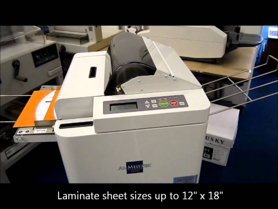 New ALM 3220 Automatic Laminator
