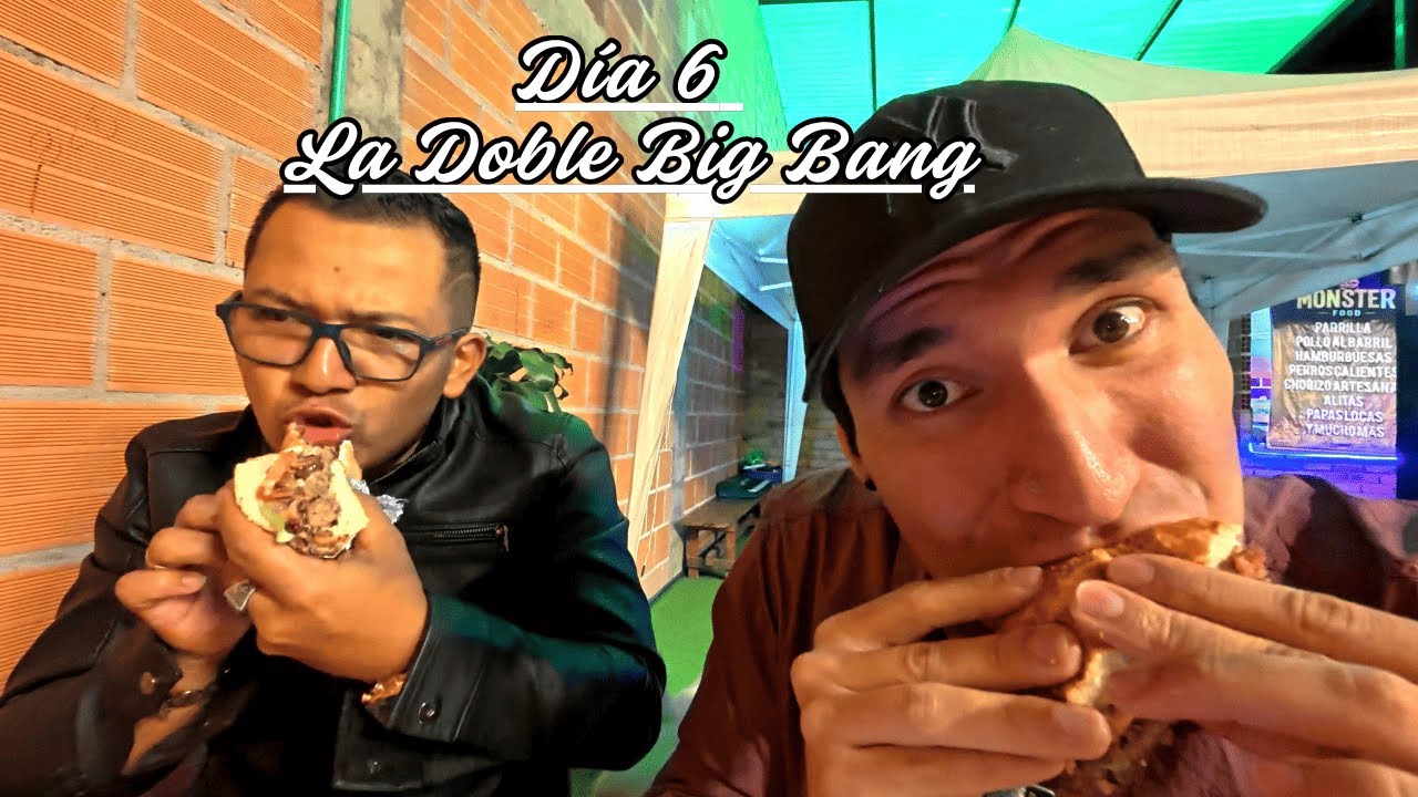 La Doble Big Bang | Monster Food | Vlog 6 - Burger Master Andino