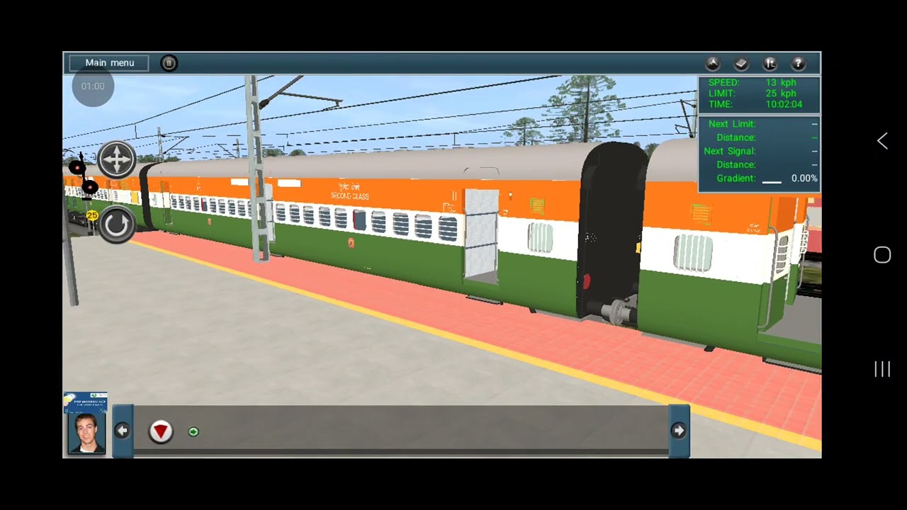 Testing New WAP1 TKD SHED locomotive by the learning ways TLW to tricolour coaches and departure