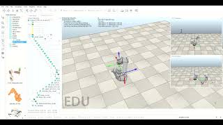 CoppeliaSim Edu   Scene2 UR5 csv   rendering  3 ms 250 0 fps   SIMULATION RUNNING 2022 02 22 19 40 3