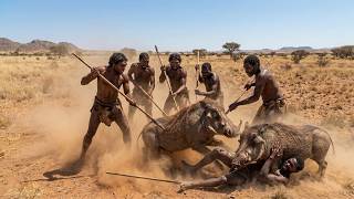 Survival Stories on the Steppe: Primitive Hunters Confront Ferocious Wild Boars