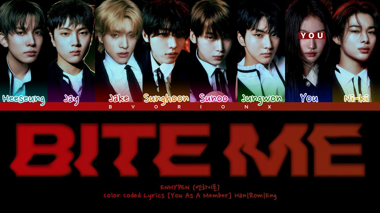 ENHYPEN (엔하이픈) 'Bite Me' - You As A Member [Karaoke] || 8 Members Ver.