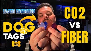 How to Laser Engrave Dog Tag | CO2 Laser VS Fiber Laser