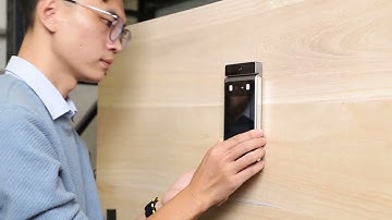 4.3 inch temperature scanning face recognition attendance access control machine