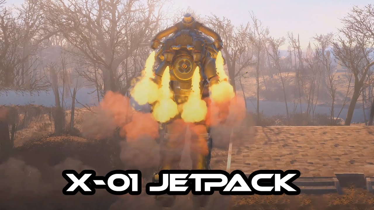Fallout 4 X01 Jetpack MAX CRAFTING 4K MRGV YouTube