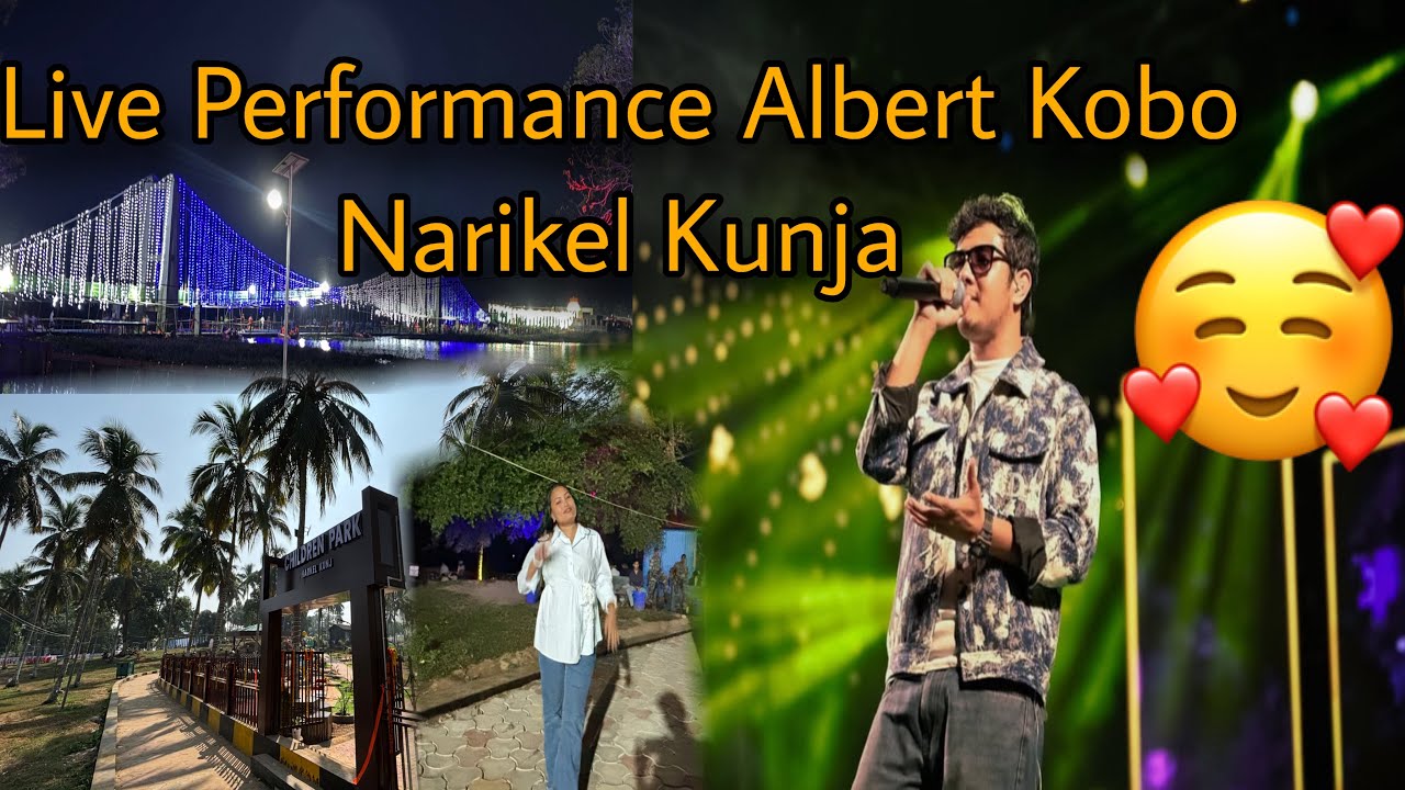Live Performance Albert Kobo 2025 Narikel Kunja In Tripura || Unity Promo Fest 2025