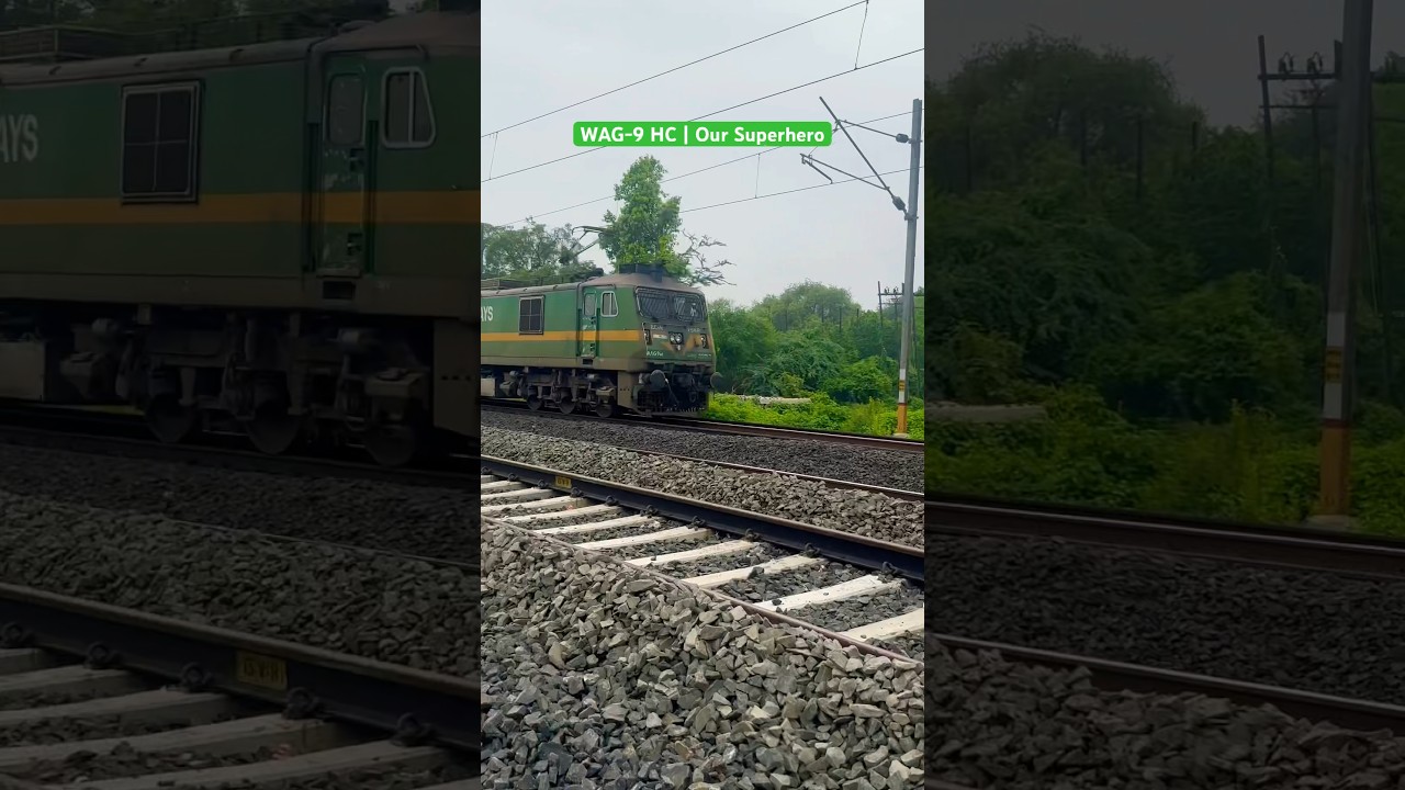WAG-9 HC Locomotive | Indian Freight Loco Power 🔥