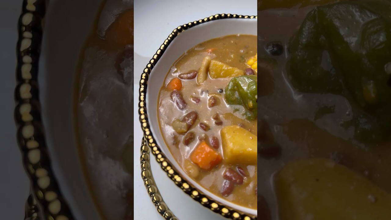 HOW TO MAKE MEATLESS RED PEAS SOUP! 